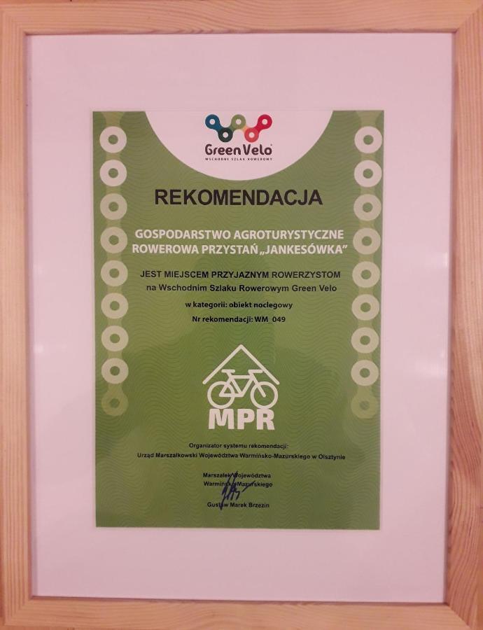 Gospodarstwo Agroturystyczne Rowerowa Przystan "Jankesowka" Лидзбарк-Варминьский Экстерьер фото